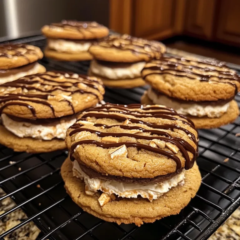 Peanut Butter S'mores Sandwich Cookies
