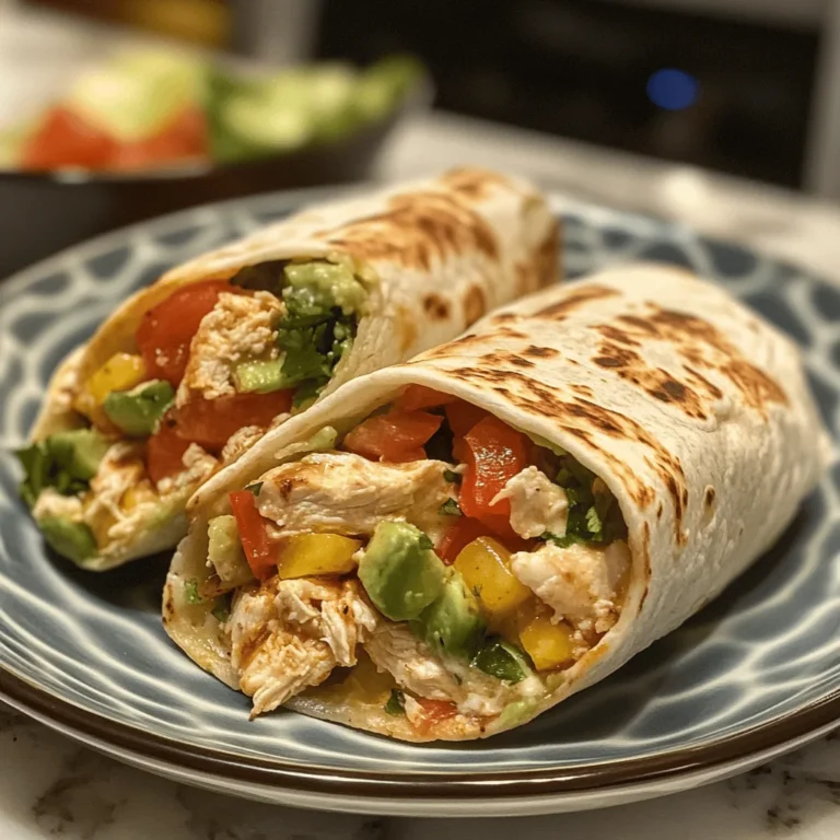 Chicken Avocado Ranch Burritos