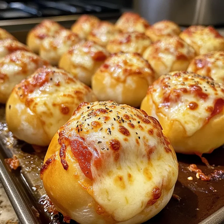 Cheesy Pizza Bombs