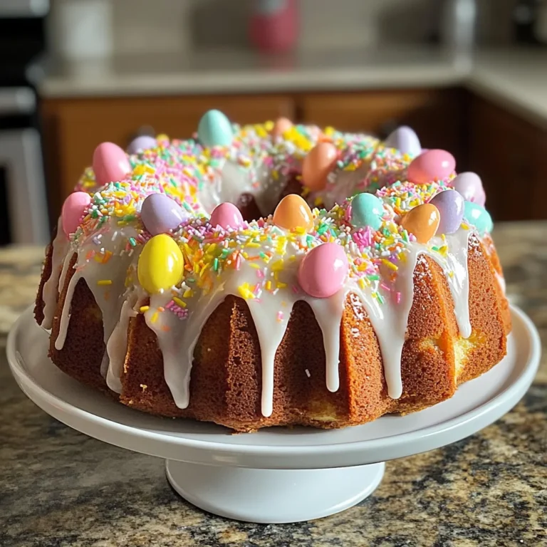 Surprise Inside Easter Bundt Cakes