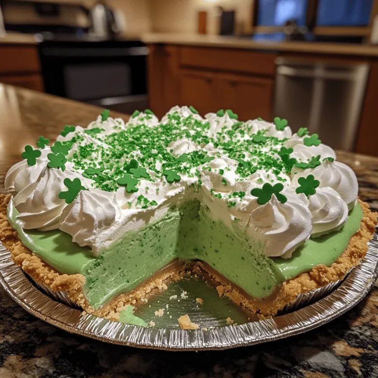 Shamrock Shake Pie