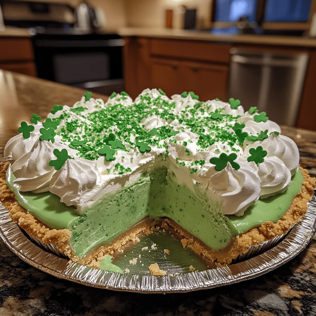 Shamrock Shake Pie