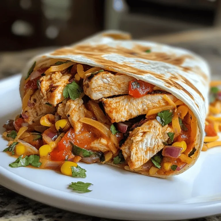 Southwest Chicken Wraps