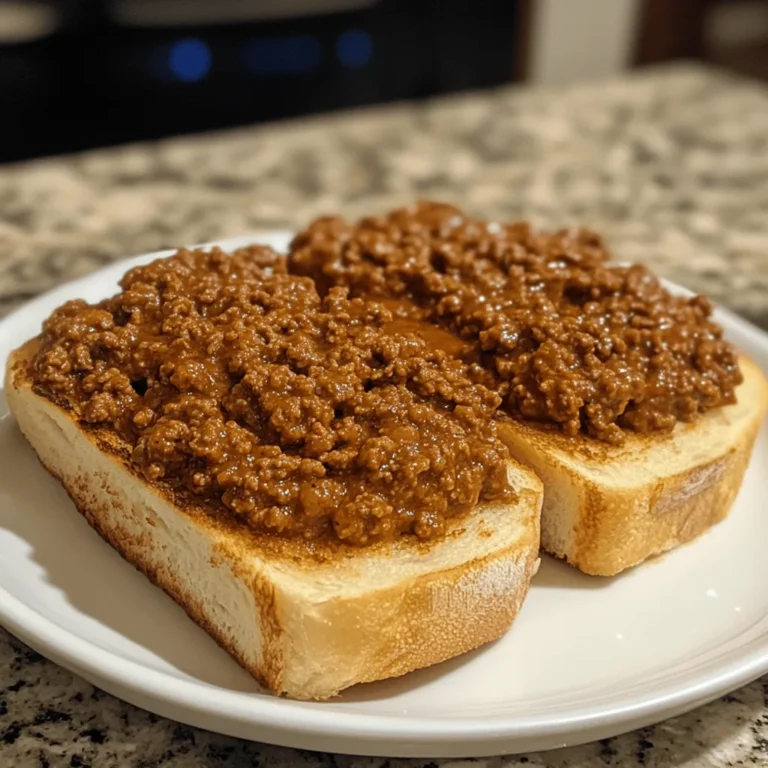 Texas Toast Sloppy Joes