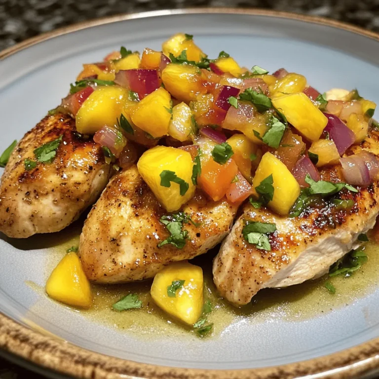 Chicken with Mango Salsa