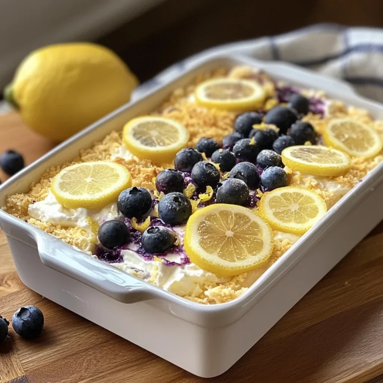 Lemon Blueberry Delight