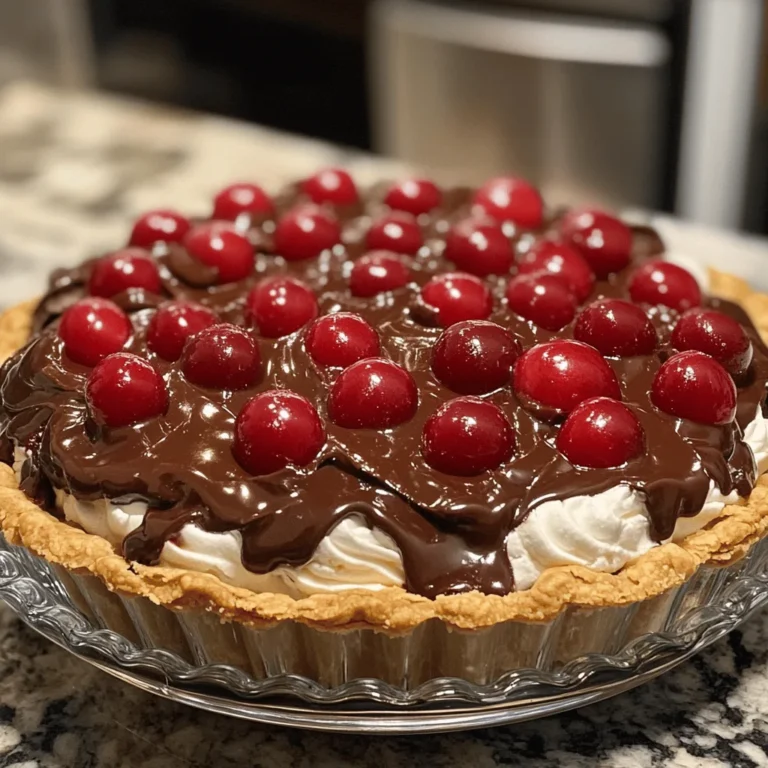 Chocolate Cherry Pie