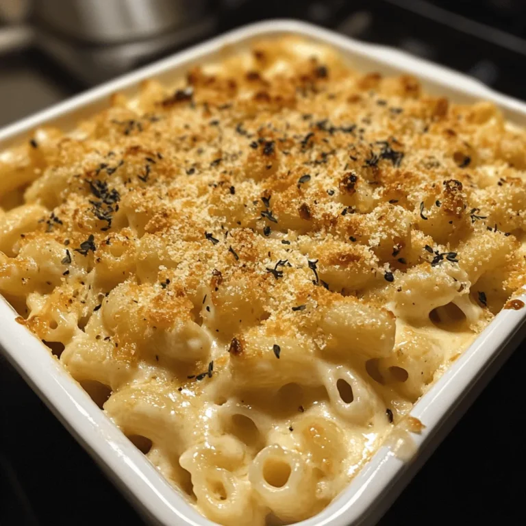Parmesan Garlic Chicken Mac and Cheese