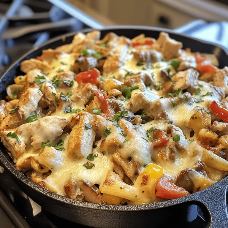 Chicken Cheesesteak Skillet