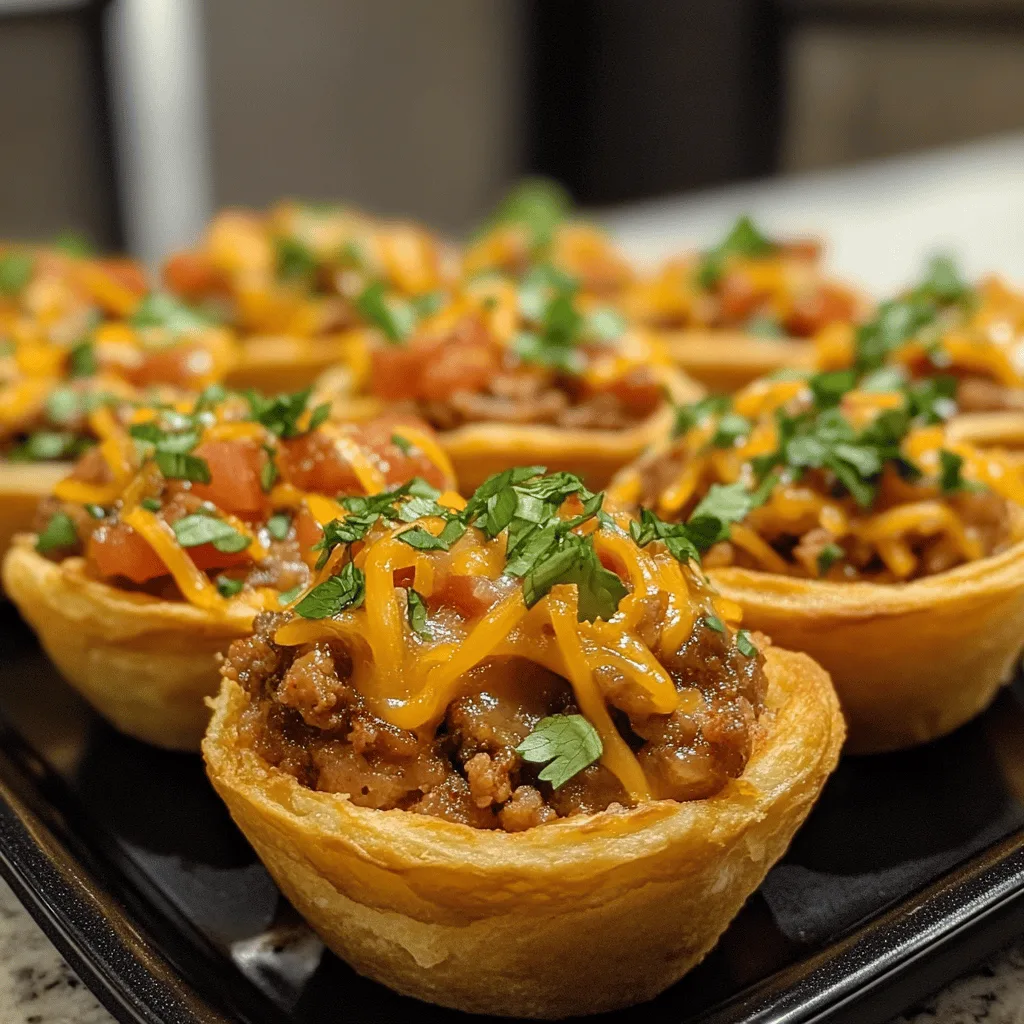 Taco Biscuit Cups