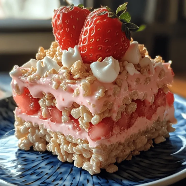 Strawberry Crunch Rice Krispie Treats