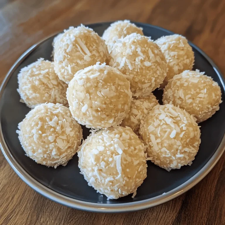 Lemon Coconut Protein Balls