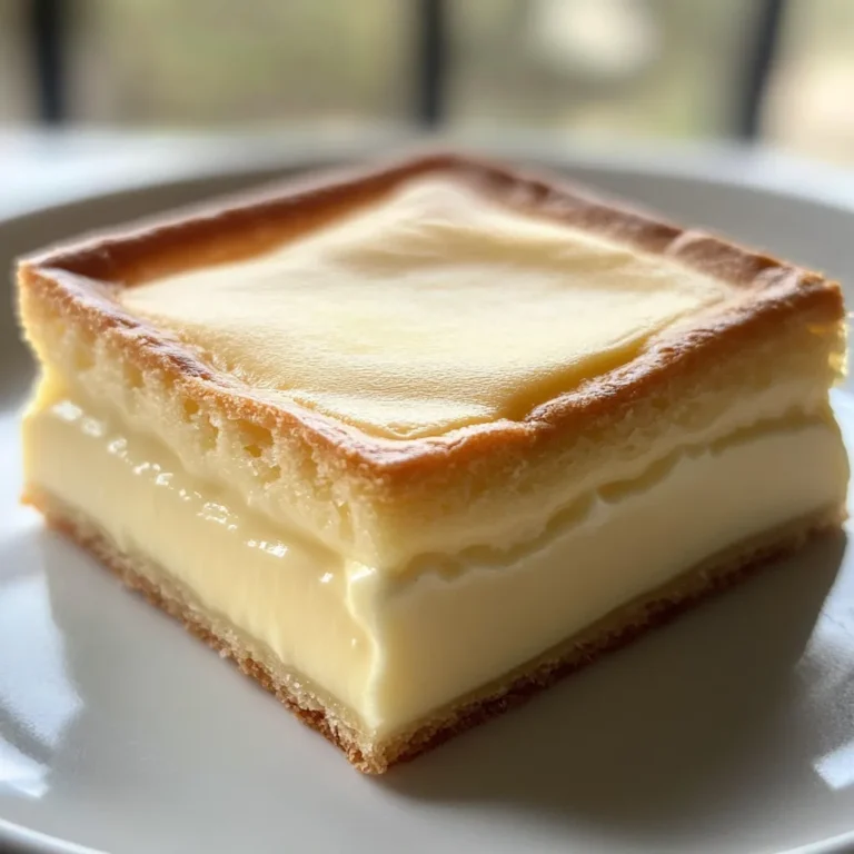 Vanilla Custard Cream Squares