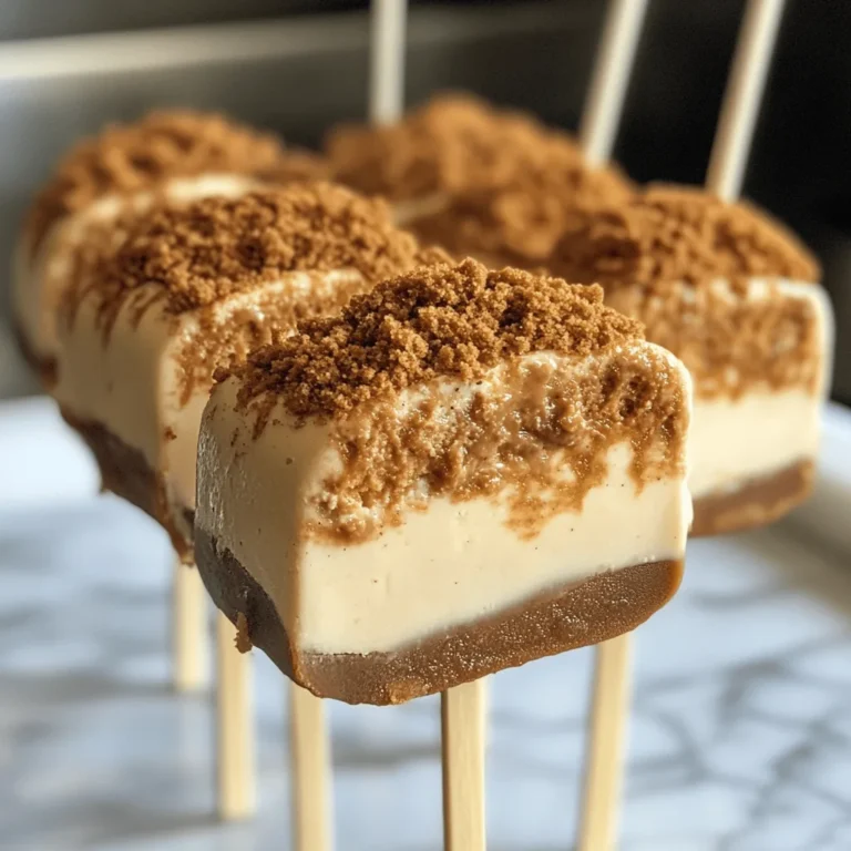 Biscoff Cookie Butter Cheesecake Pops