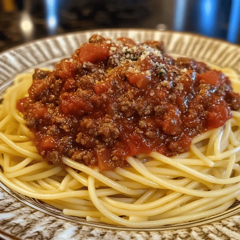 Best Spaghetti Meat Sauce
