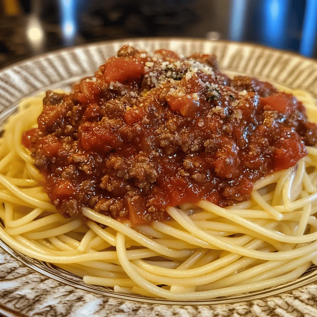 Best Spaghetti Meat Sauce