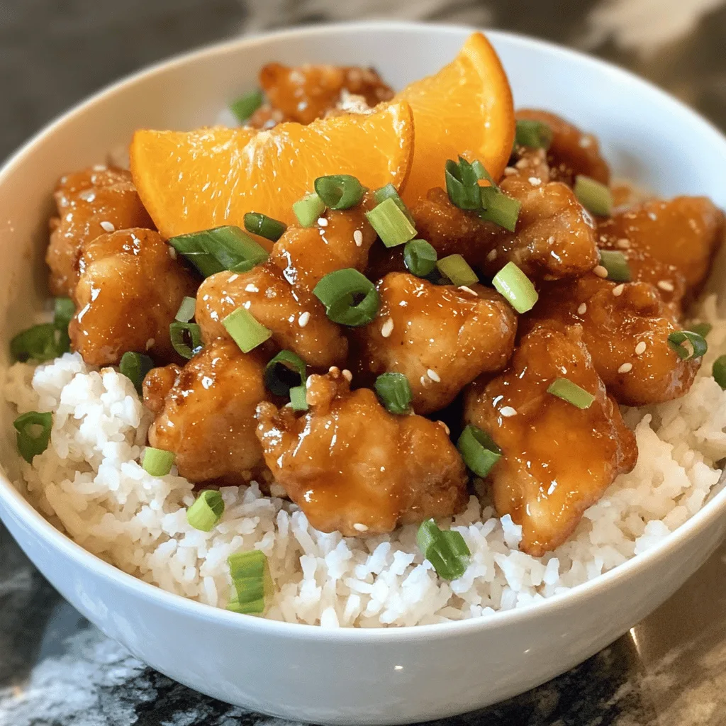 Baked Orange Chicken