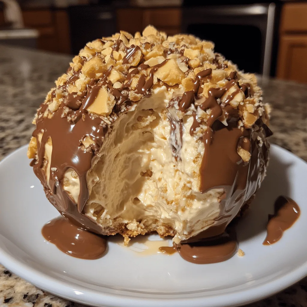 Reese’s Cheese Ball Peanut Butter Bliss Dessert Recipe