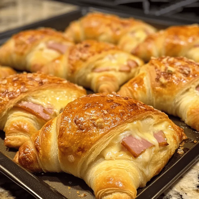 Ham And Cheese Crescent Rolls