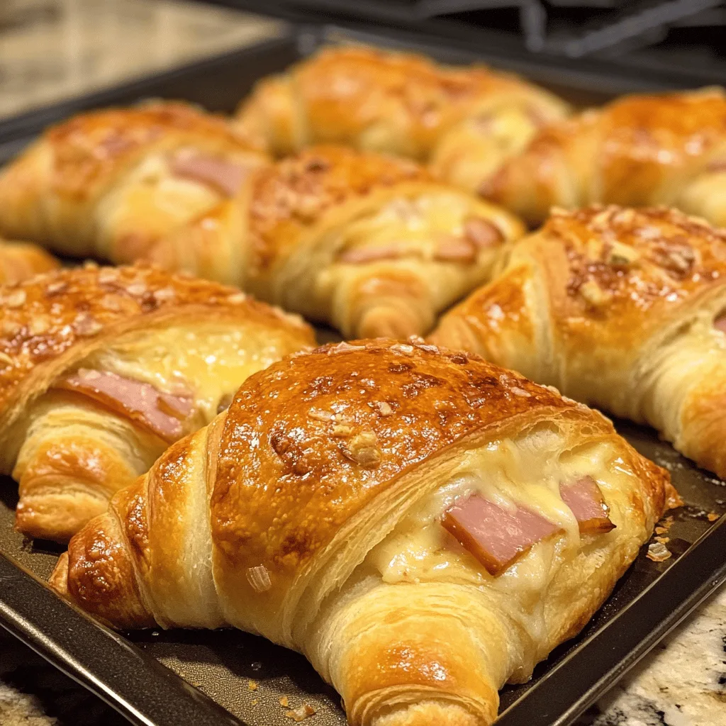 Ham And Cheese Crescent Rolls