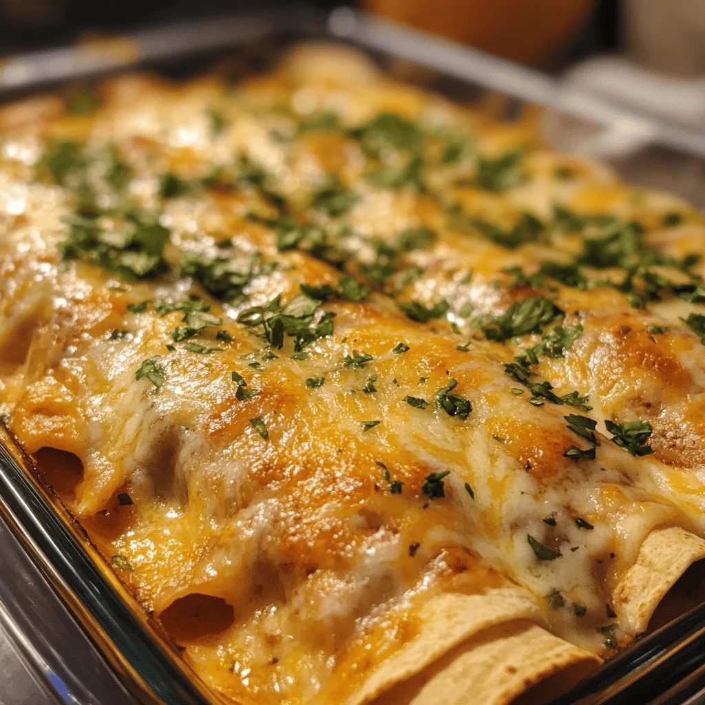 Smothered Baked Chicken Burritos