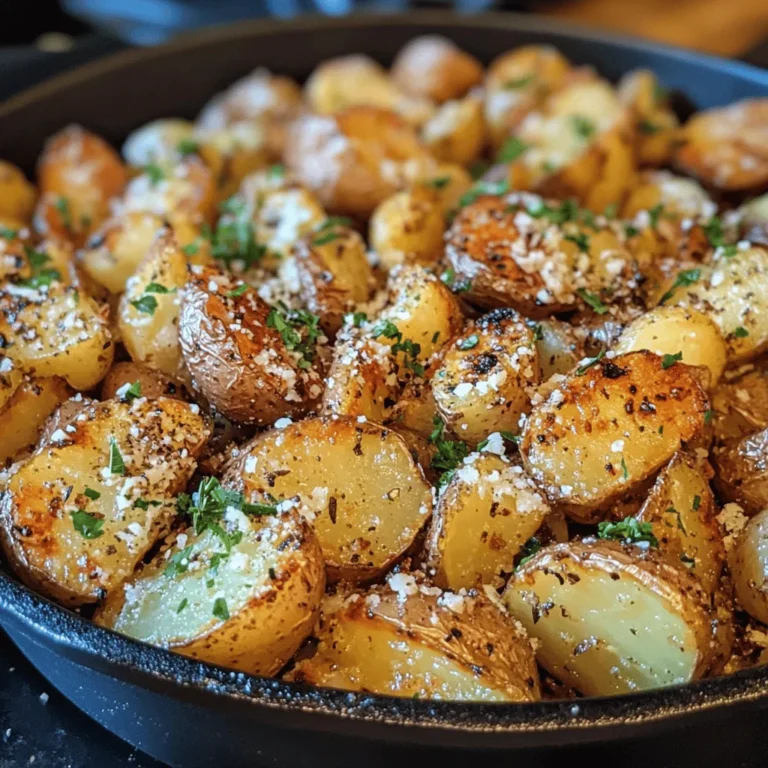Garlic Parmesan Roasted Potatoes