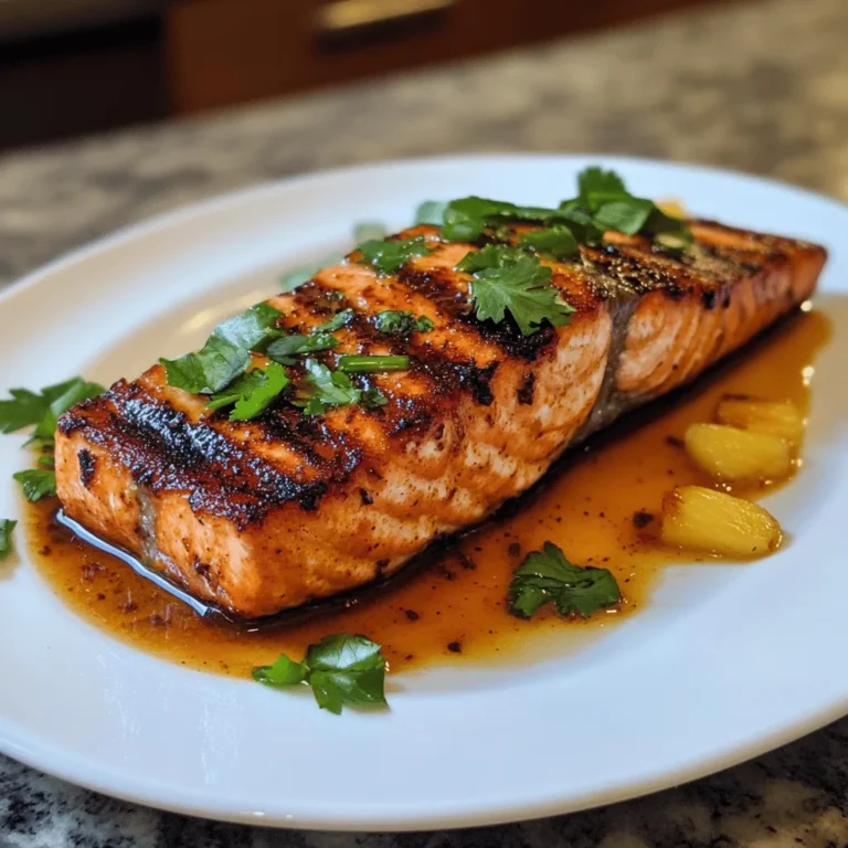 Pineapple Chipotle Salmon