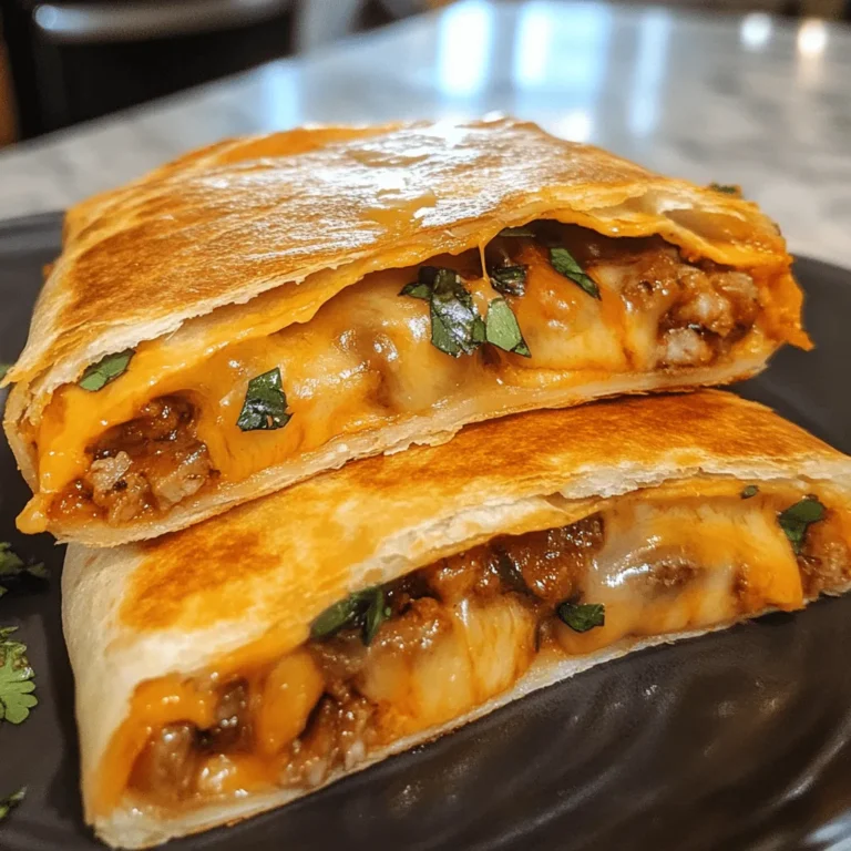 Loaded Cheesy Pocket Tacos