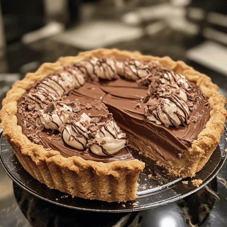Deep Dish Nutella Cookie Pie