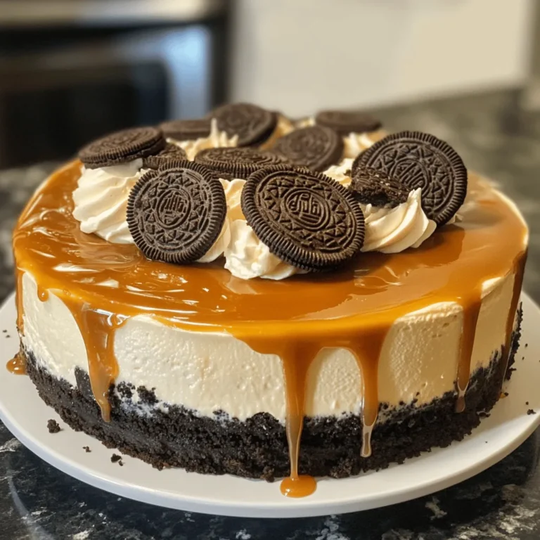 Oreo & Caramel Cheesecake