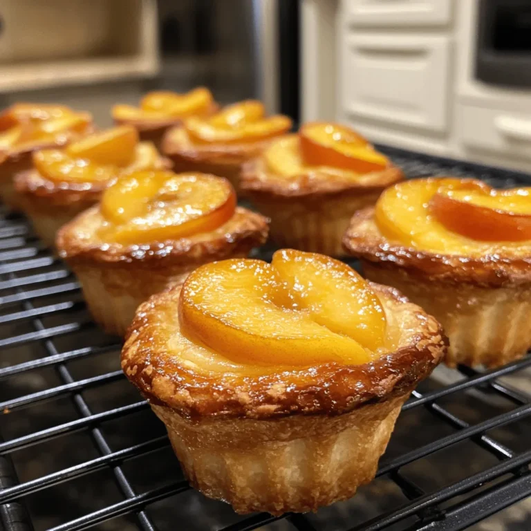 Peach Pie Cruffins