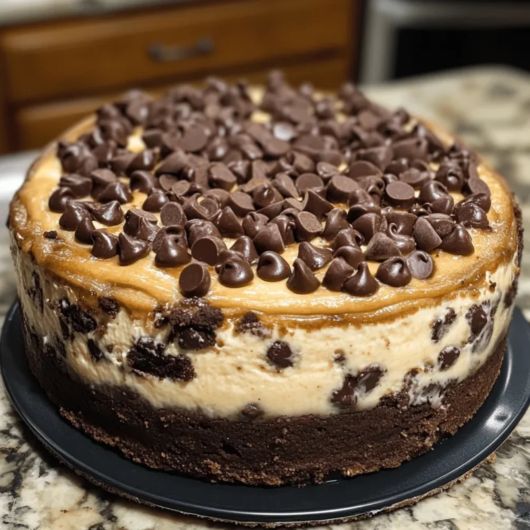 Chocolate Chip Cookie Cheesecake