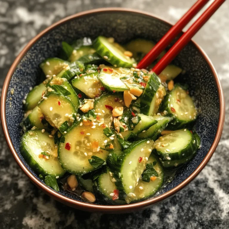 Easy Asian Cucumber Salad