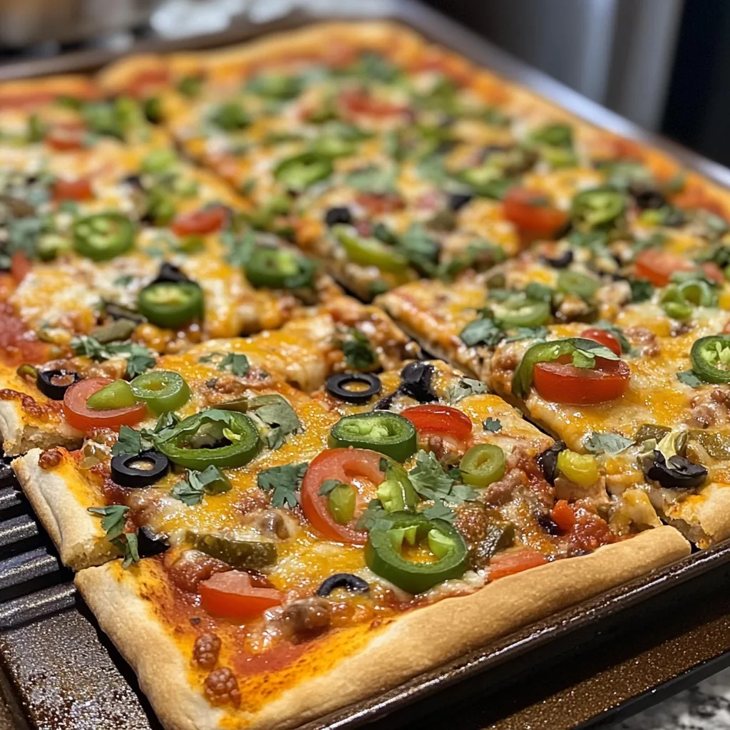 Homemade Mexican Pizza