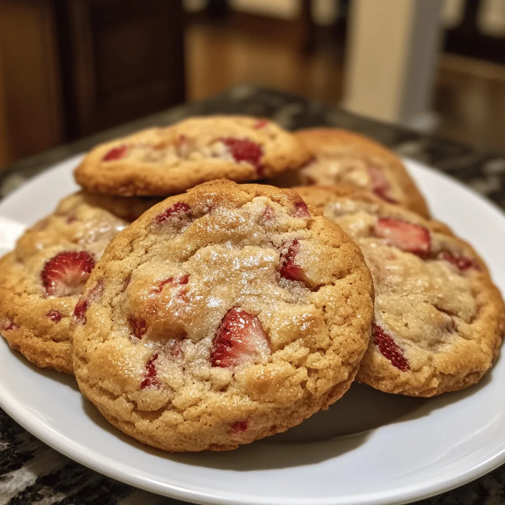 Lemon & Strawberry Pound Cookies