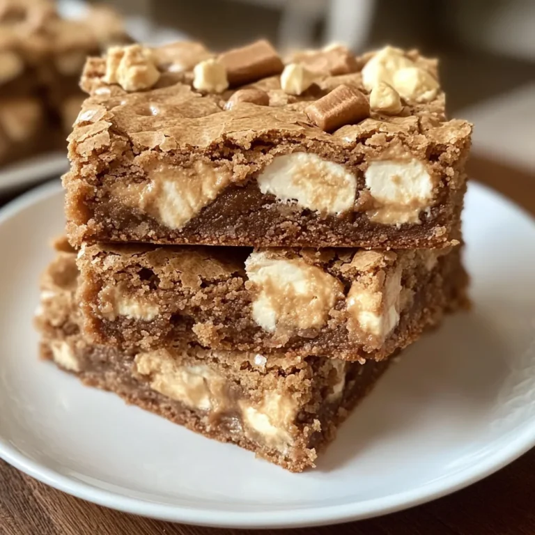 Peanut Butter S'mores Blondies