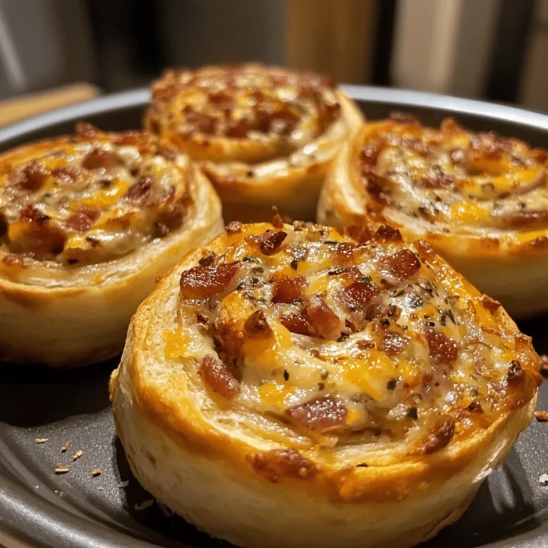 Cheddar Bacon Ranch Pinwheels