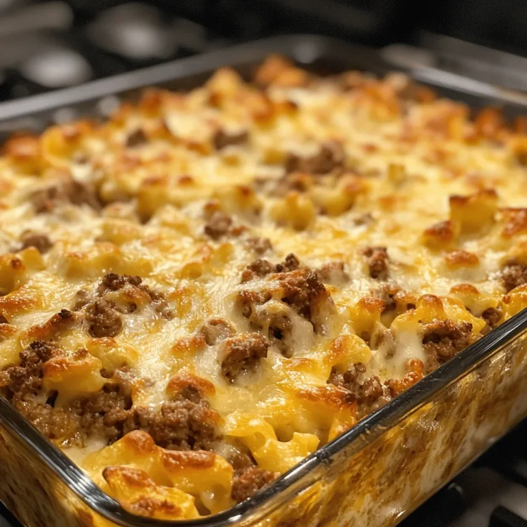 Cheesy Hamburger Casserole
