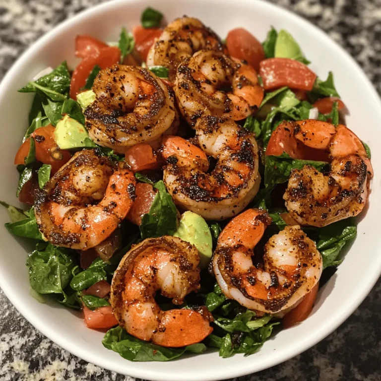 Blackened Shrimp Salad