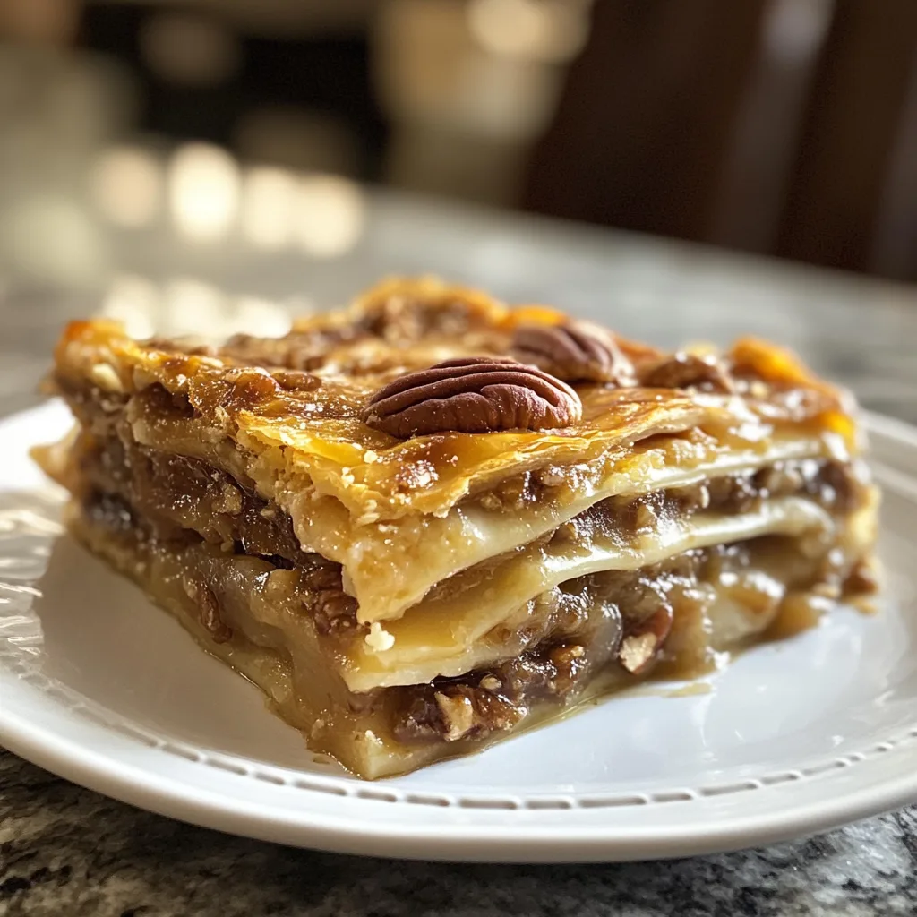 Pecan Pie Lasagna