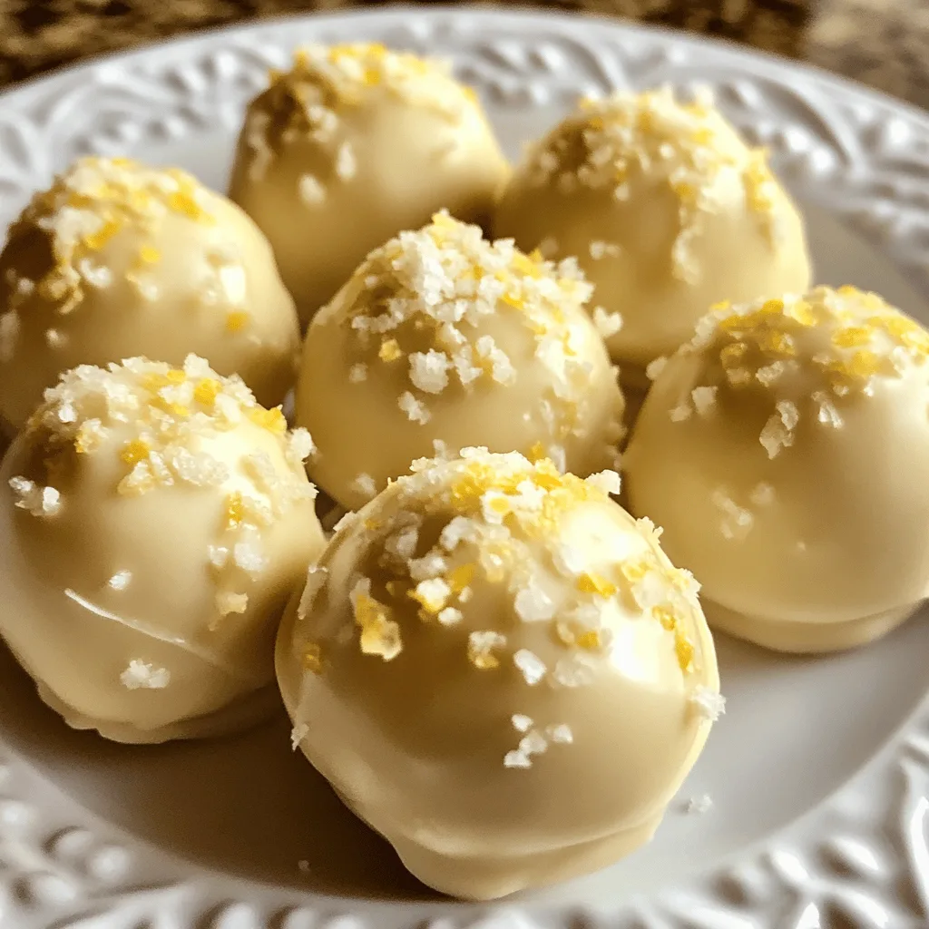 Lemon Truffles