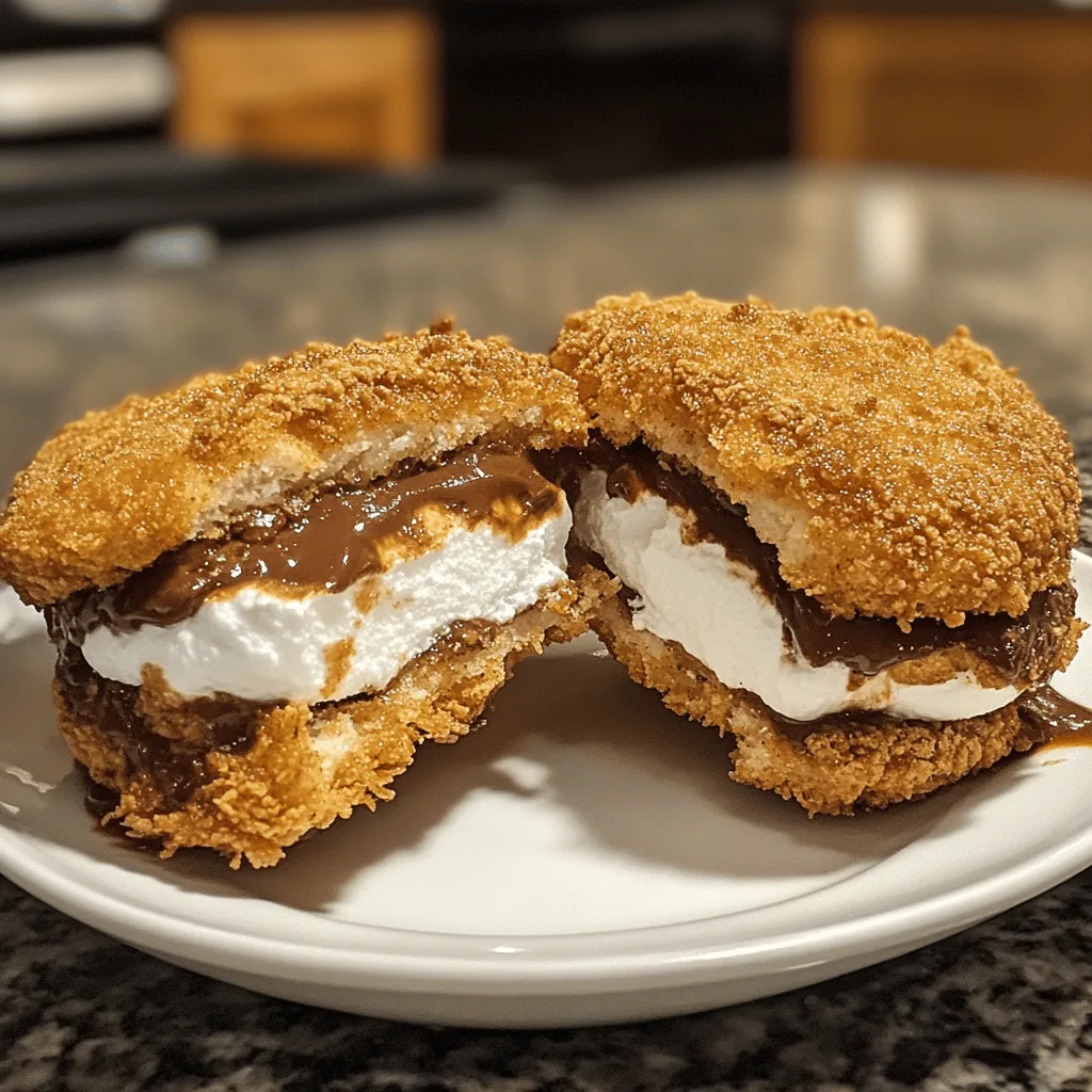 Deep Fried S'mores