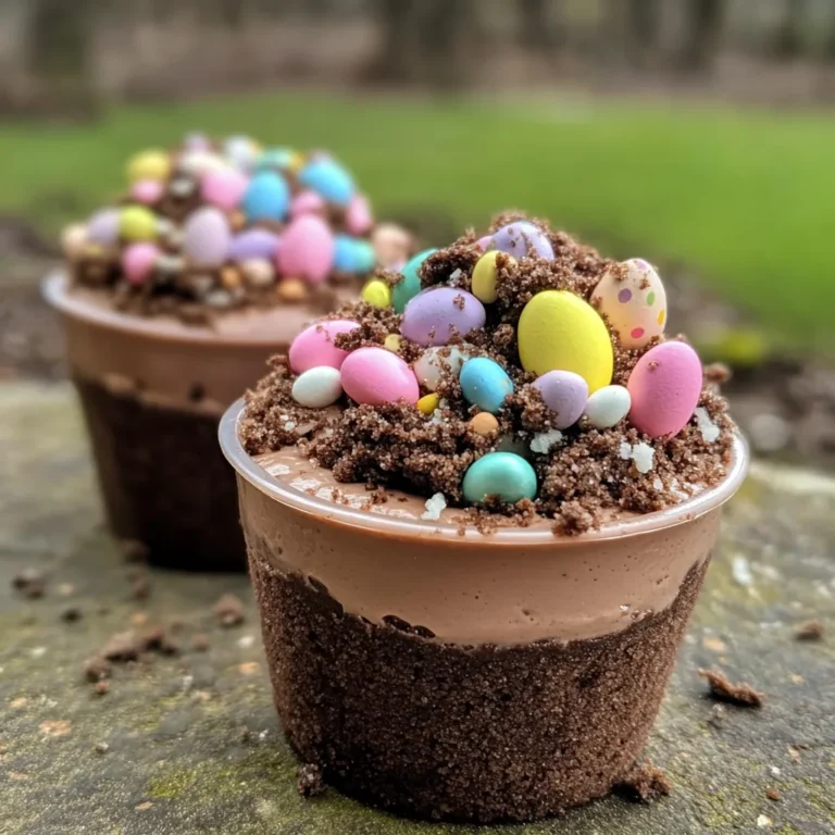 Easter Dirt Cups
