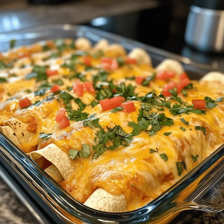 Tortilla Chip Enchiladas