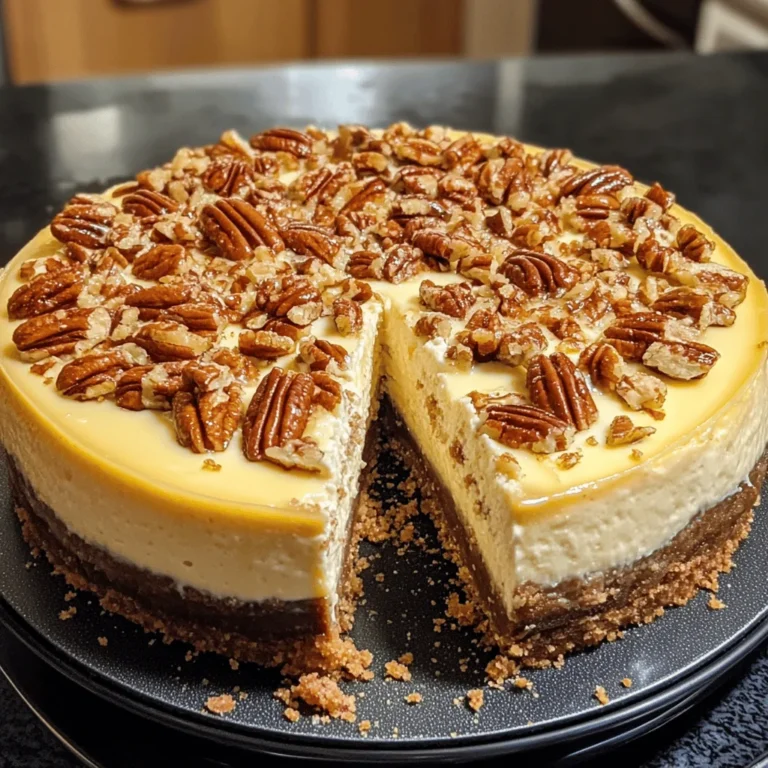 Butter Pecan Cheesecake