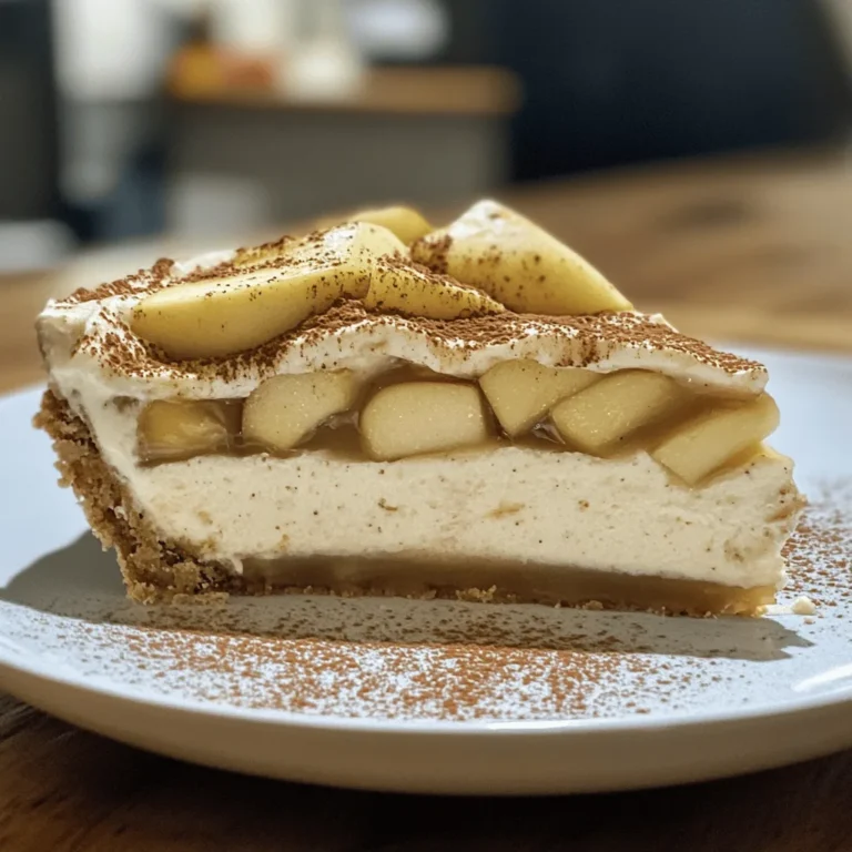 No bake Apple pie cheesecake