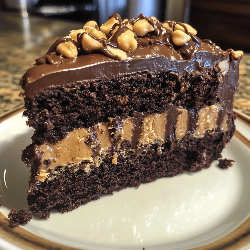 Rich Chocolate Peanut Butter Cake