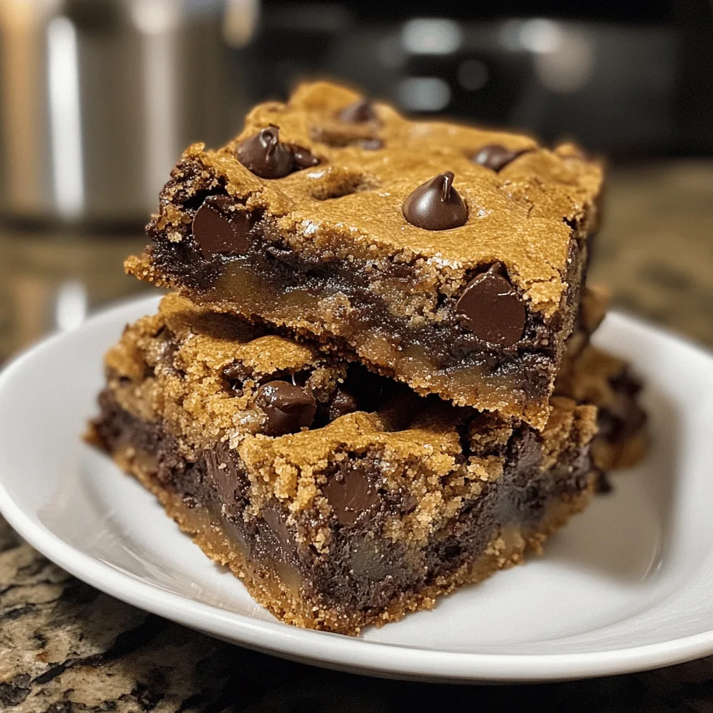 Gooey Chocolate Chip Cookie Bars