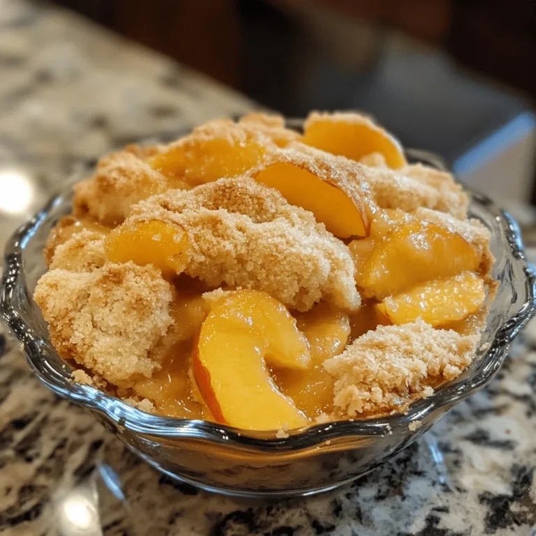 Southern Peach Cobbler