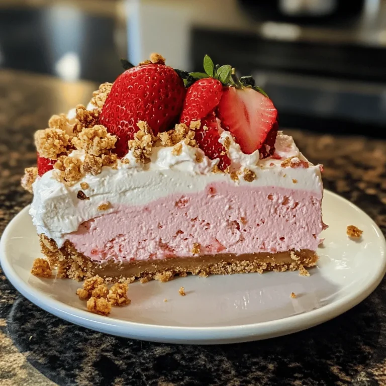 Strawberry Crunch Pink Cheesecake